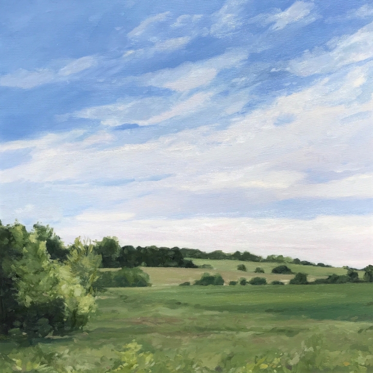 Oil painting 'Clearing Sky' by Lauren